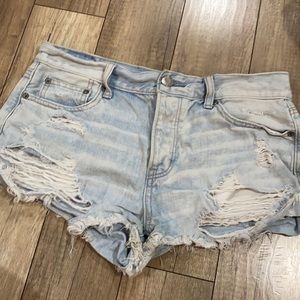 Mid Rise Jean Shorts